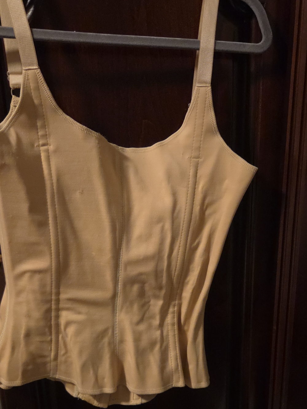 Vedette Shapewear Nude Beige Longline Camisole Shaper Long 36